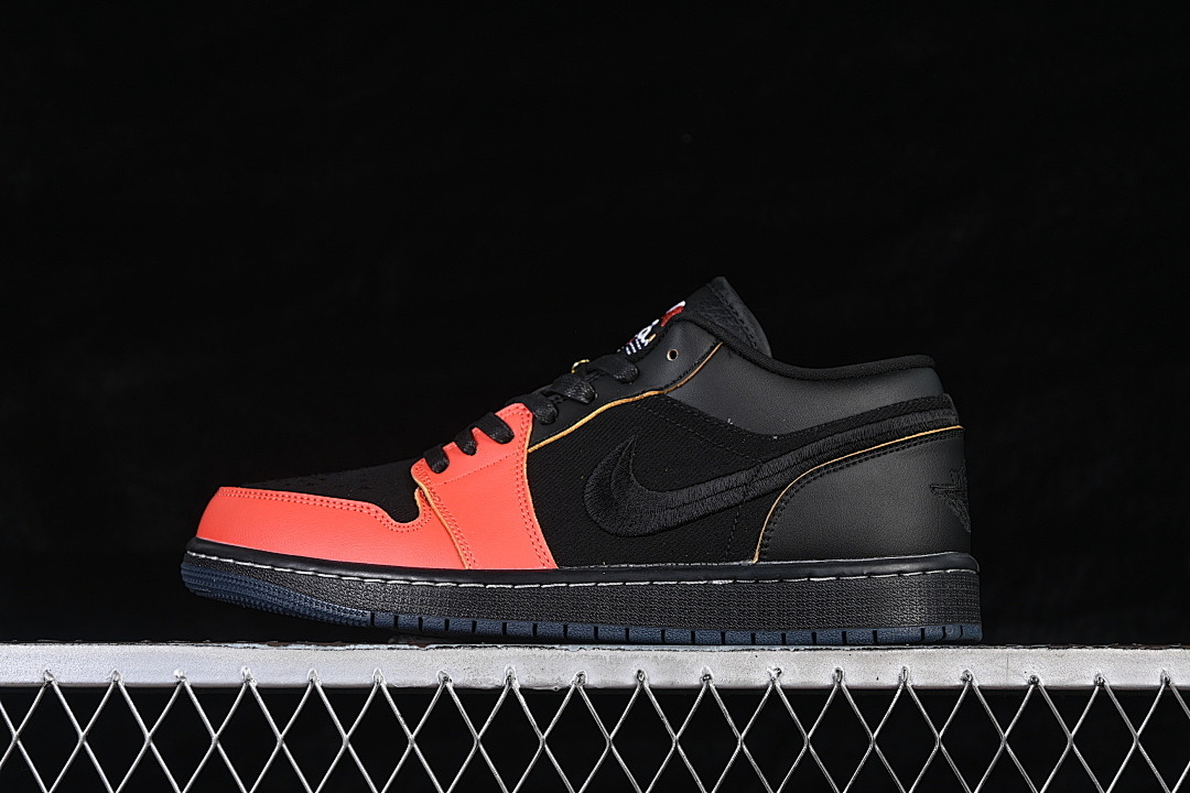 Jordan Jordan 1 LOW SE LUCKY CAT BLACK/DRAGON RED/BLACK/BLACK · IQ3460-010, photo 1