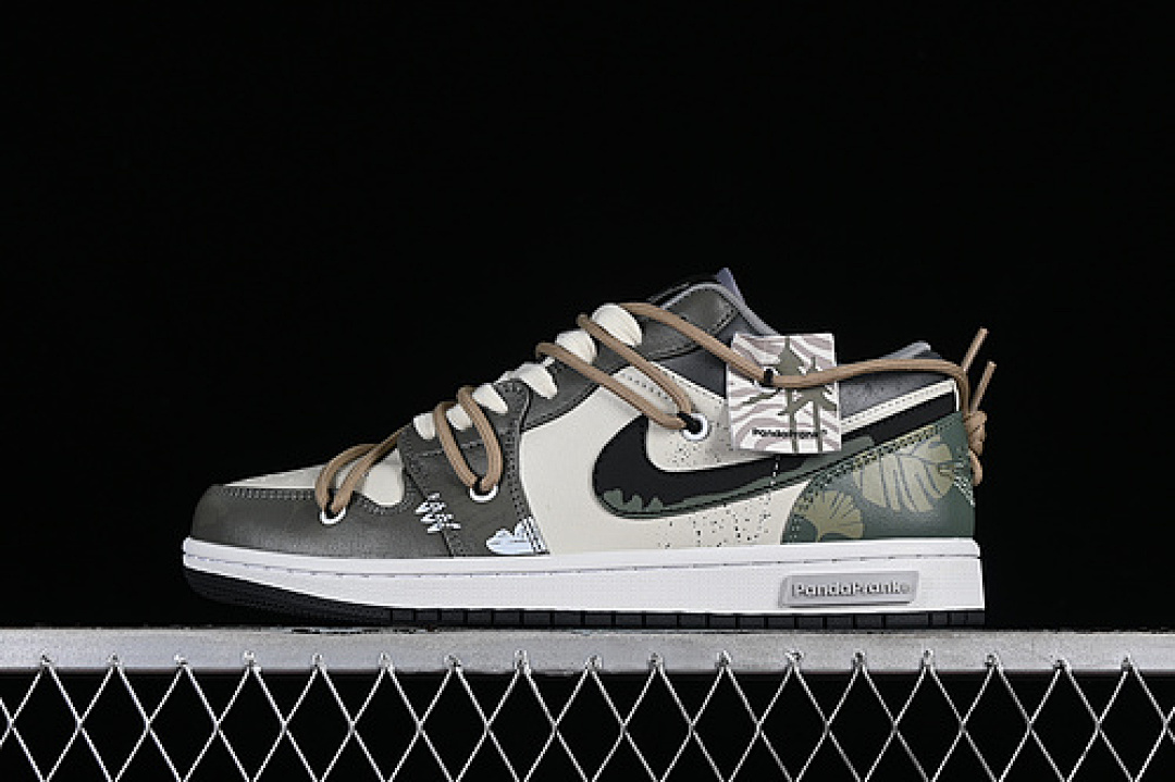 Jordan [553558-040]-[AIR JORDAN 1 LOW WHITE/BROWN/GREEN/BLACK]-[WOMAN:35.5-39]-[MAN:40-47.5], photo 1
