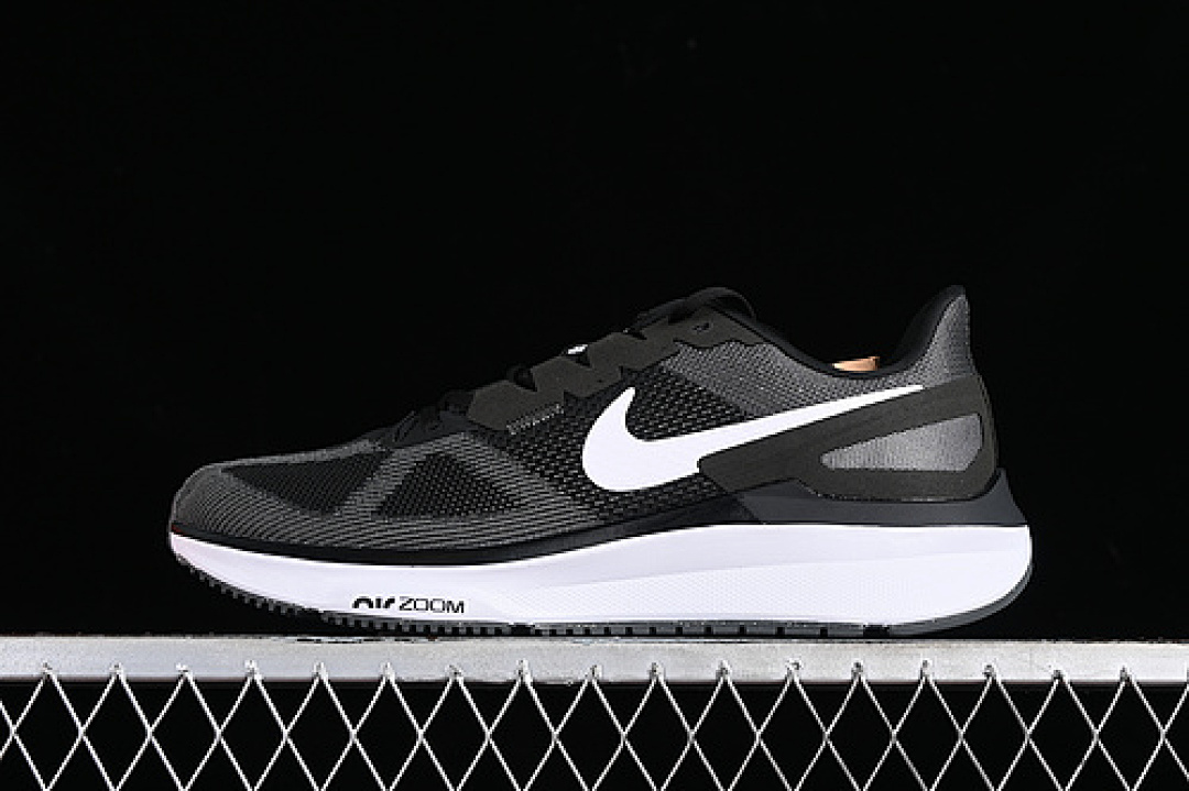 Unbranded [DJ7883-002]-[AIR ZOOM STRUCTURE 25 BLACK/IRON GREY/WHITE]-[WOMAN:36-39]-[MAN:40-46], photo 1