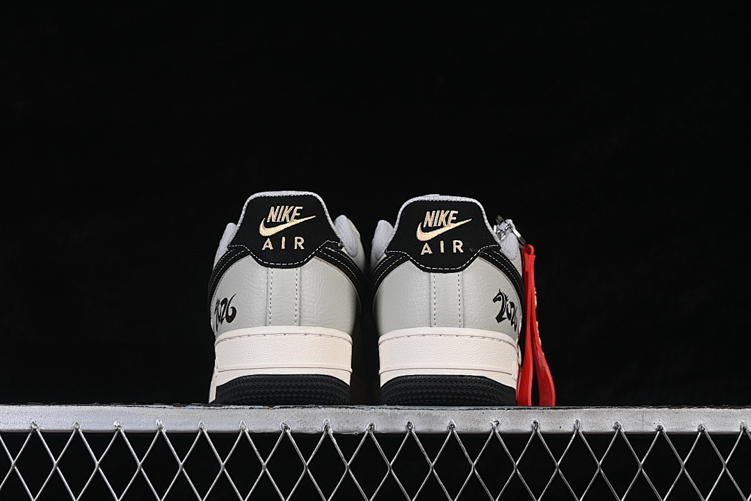 Nike [QW5288-129]-[AIR FORCE 1 07 LOW CASUAL SNEAKERS WHITE/GREY/BLACK]-[WOMAN:36-39]-[MAN:40-45] - Image 14