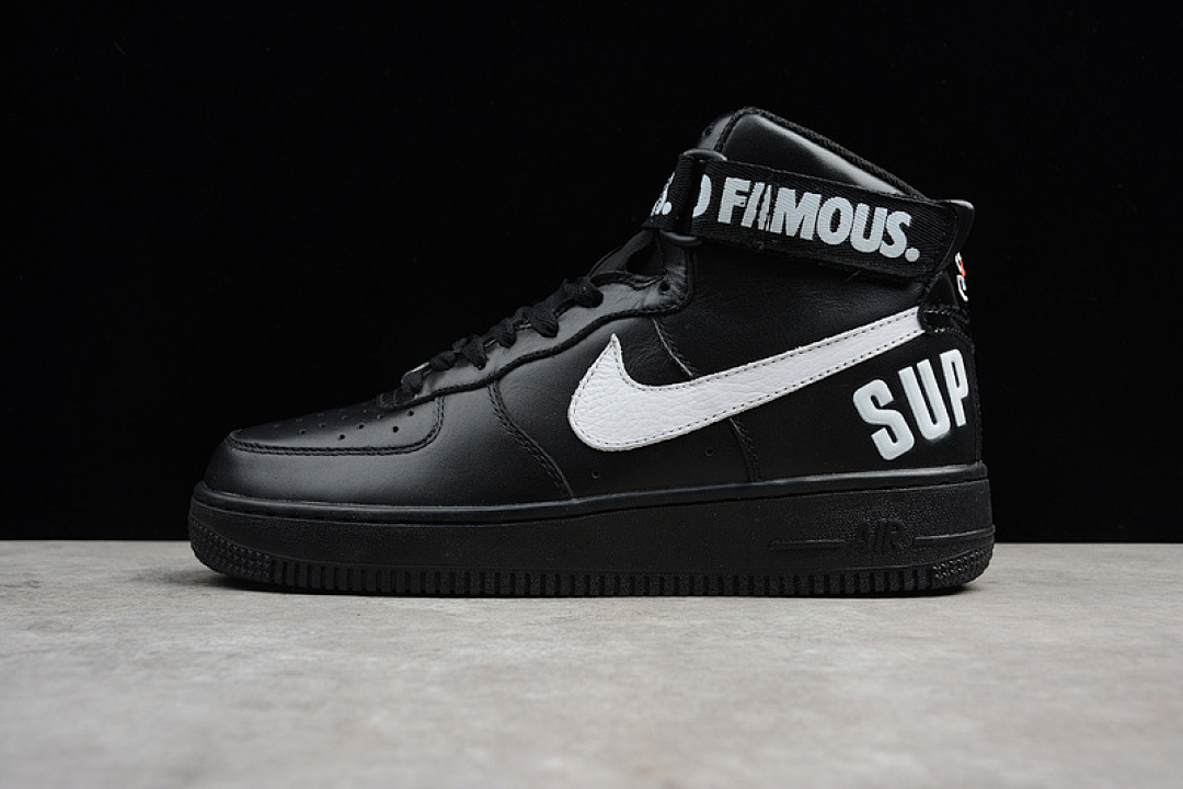 Nike [698696-010]-[LEATHER]-[AIR FORCE 1 HIGH SUPREME SP BLACK/WHITE]-[UNISEX:36-45]-[OG00184], photo 1