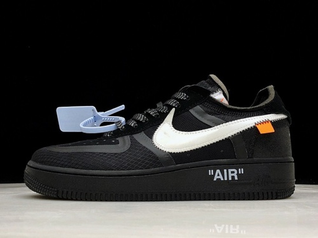 Nike Nike H12 FORCE 1 LOW X OFF WHITE BLACK/WHITE-CONE-BLACK · AO4606-001, photo 1