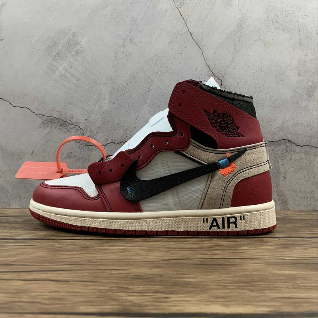 Off-White [AA3834-101]-[AIR JORDAN 1 HIGH X OW CHICAGO WHITE/BLACK-VARSITY RED]-[UNISEX:36-47.5], photo 1