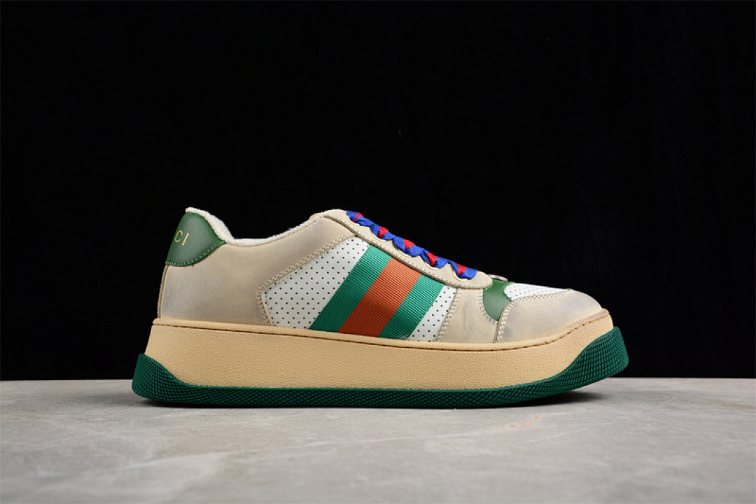 Gucci [GU*CCI SCREENER DIRTY SHOES BEIGE/BLUE/RED/GREEN/BROWN]-[WOMAN:35-40] - Image 15