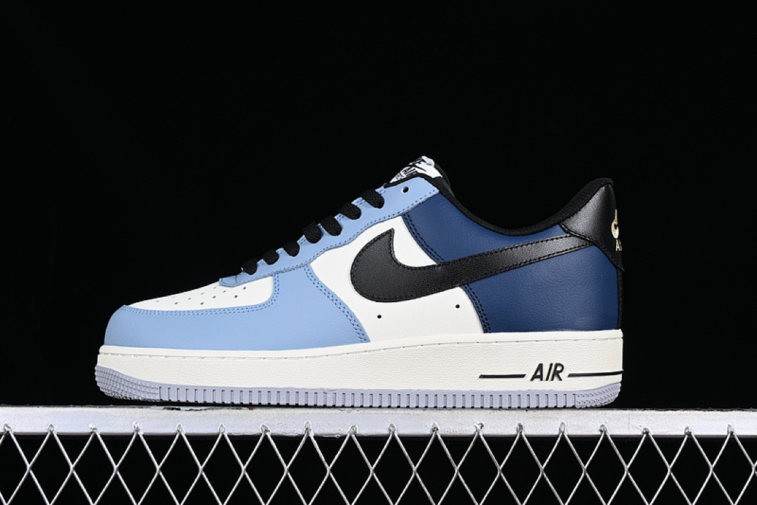 Nike [XC2351-022]-[AIR FORCE 1 07 LOW WHITE/BLACK/BLUE]-[WOMAN:36-39]-[MAN:40-45], photo 1