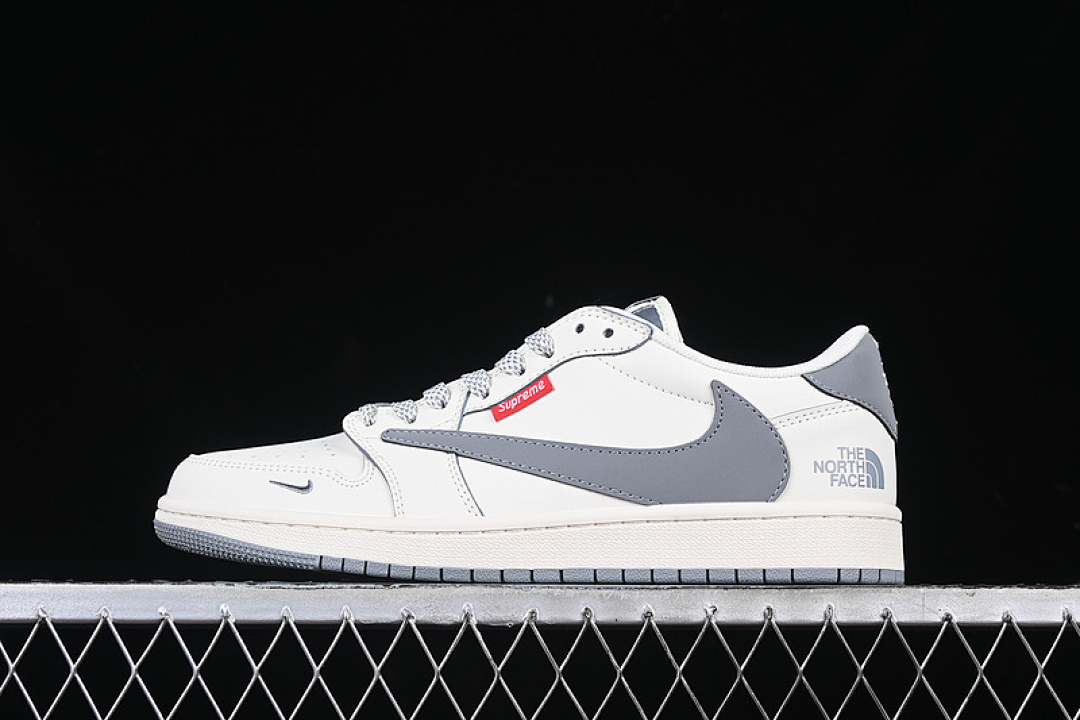 Jordan [XZ5158-002]-[TRAVIS SCOTT X FRAGMENT DESIGN AIR JORDAN 1 LOW OG SP WHITE/GREY]-[36-45], photo 1