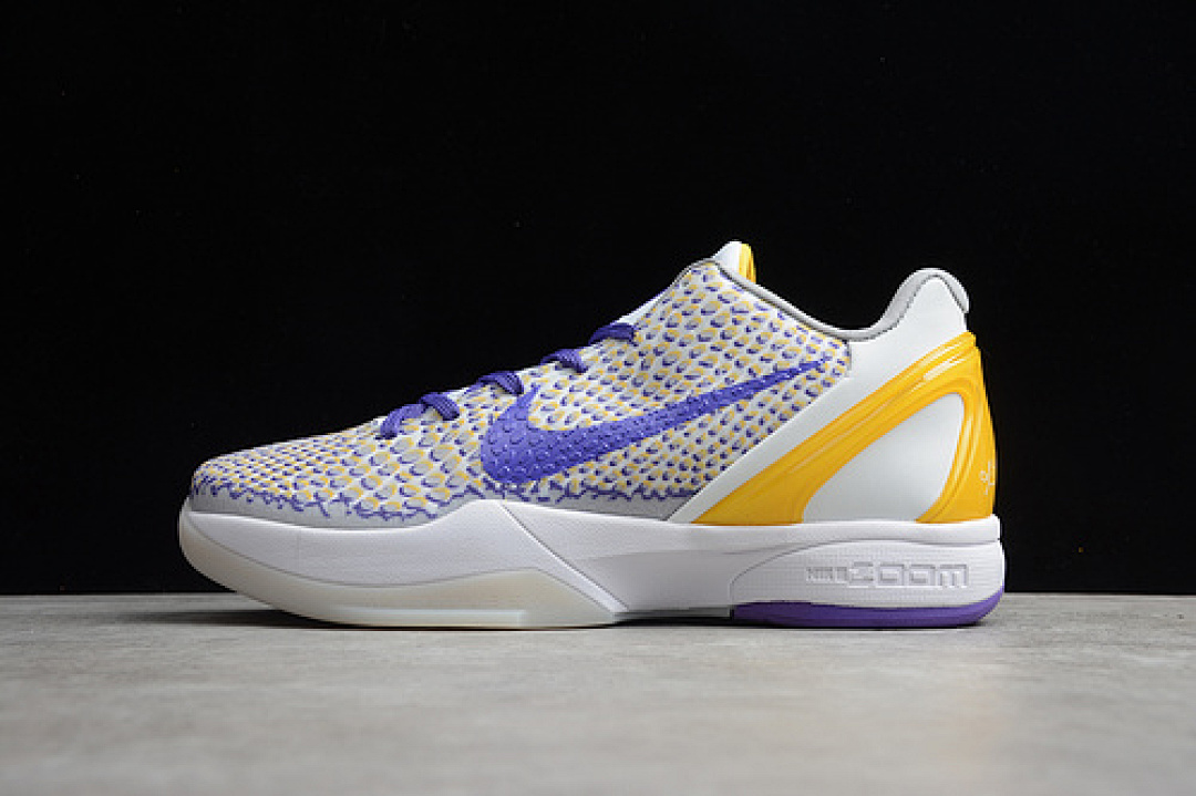 Nike Nike KOBE VI WHITE/PURPLE/YELLOW · CW2190-105, photo 1