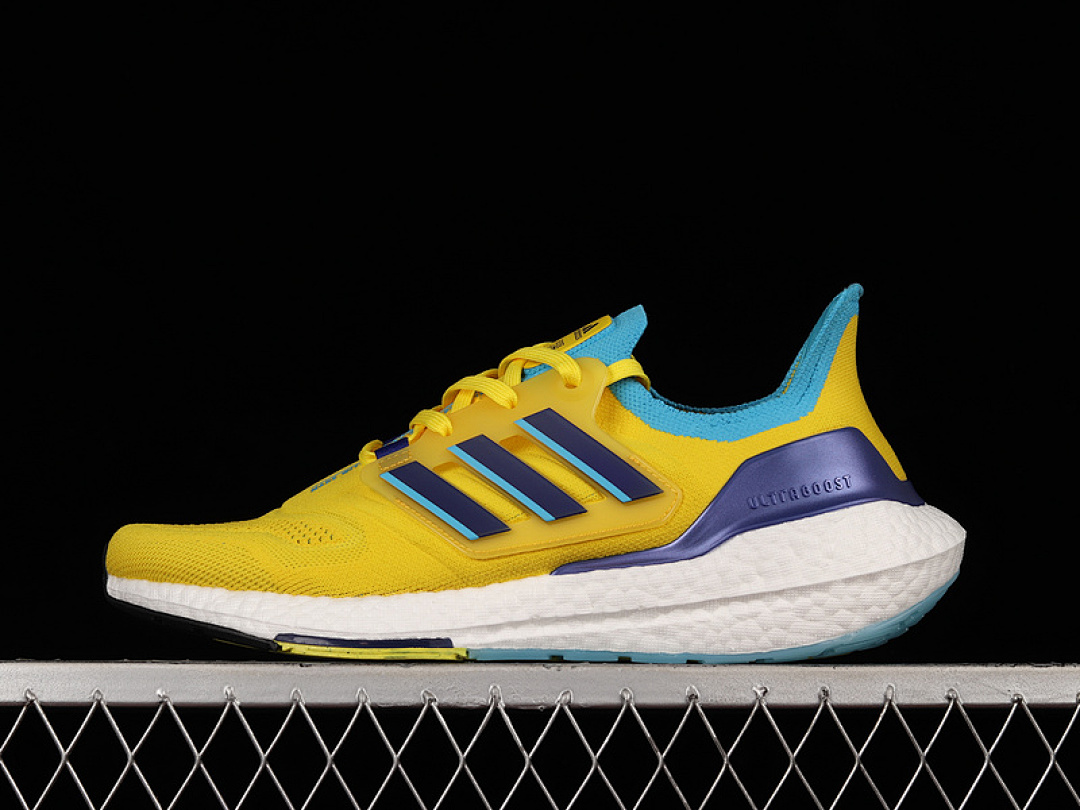 Unbranded [GW1710]-[ULTRABOOST 22 SHOES YELLOW/LEGACY INDIGO/SKY RUSH]-[MAN:39-48], photo 1
