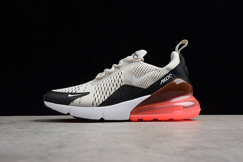 Nike AIR MAX 270 LIGHT BONE/WHITE-BLACK-HOT PUNCH · AH8050-003, photo 1