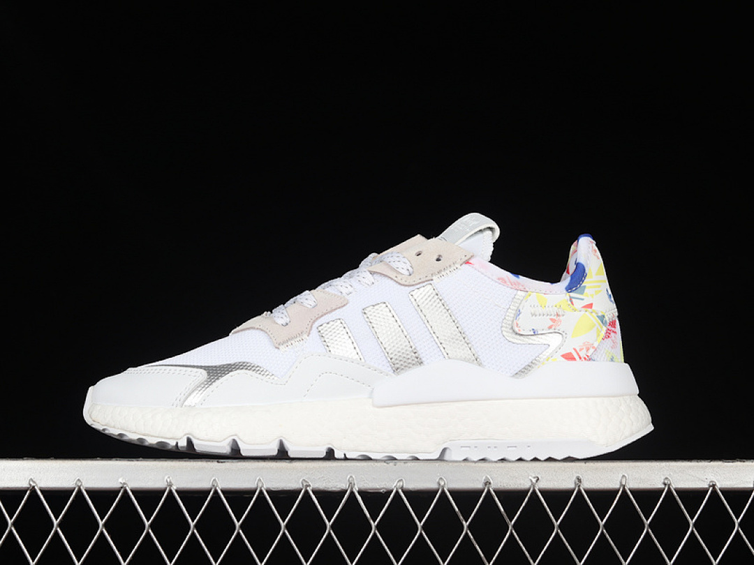 Unbranded [FW6712]-[NITE JOGGER BOOST SHOES CLOUD WHITE/SILVER/MULTI-COLOR]-[WOMAN:36-39]-[MAN:40-45], photo 1