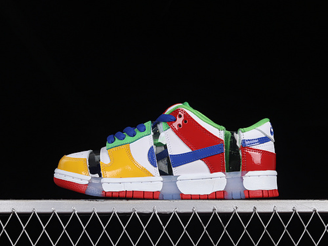Unbranded [FD8777-100]-[SB DUNK LOW WHITE/HYPER ROYAL/MEAN GREEN]-[WOMAN:36-39]-[MAN:40-47.5], photo 1