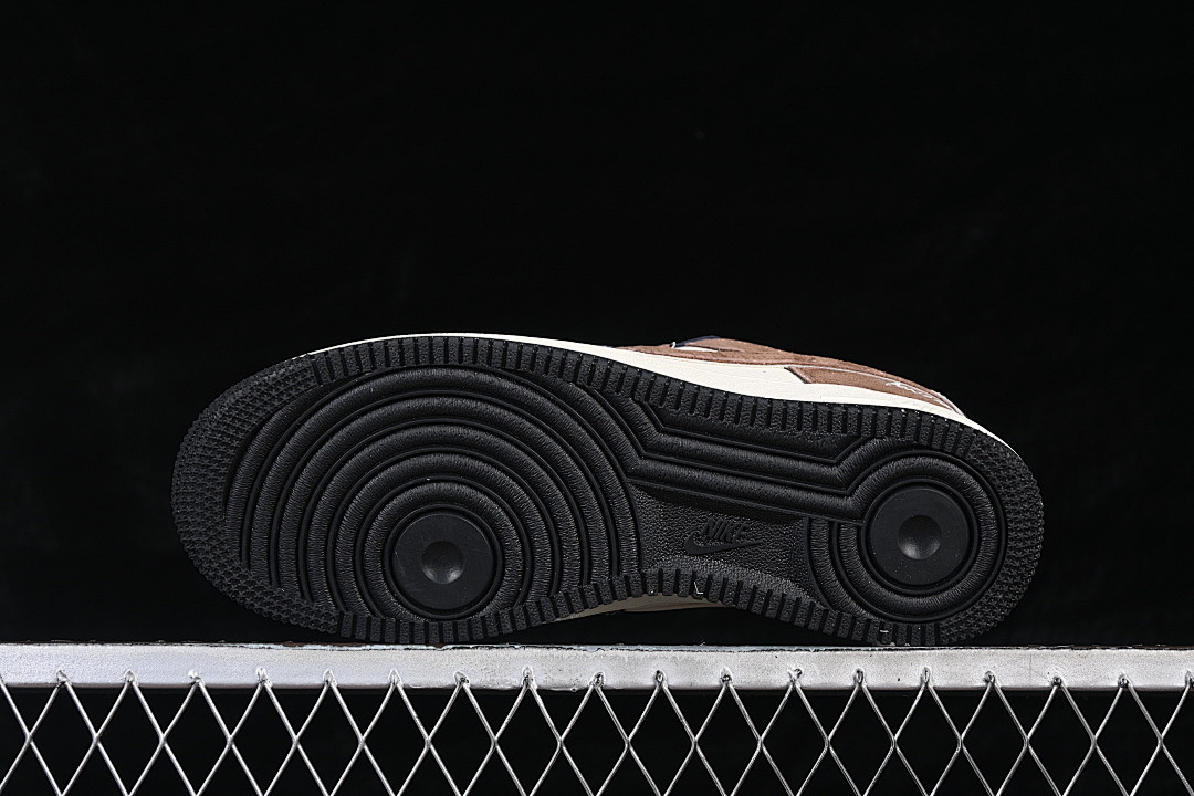 Nike [DF0188-105]-[AIR FORCE 1 07 LOW WHITE/NAVY BLUE/BROWN]-[WOMAN:36-39]-[MAN:40-45] - Image 15