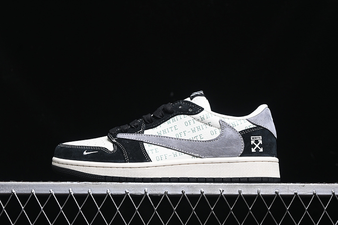 Jordan TRAVIS SCOTT X FRAGMENT DESIGN AIR Jordan 1 LOW OG SP WHITE/GREY/BLACK · SJ2068-108, photo 1