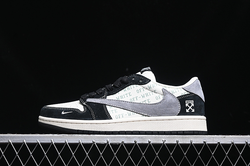 Jordan TRAVIS SCOTT X FRAGMENT DESIGN AIR Jordan 1 LOW OG SP WHITE/GREY/BLACK · SJ2068-108, photo 1