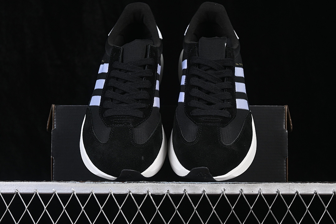 Adidas [CJ7149]-[ADIZERO EVO SL 72 LEISURE RUNNING SHOES BLACK/WHITE]-[WOMAN:36-39]-[MAN:40-45] - Image 13