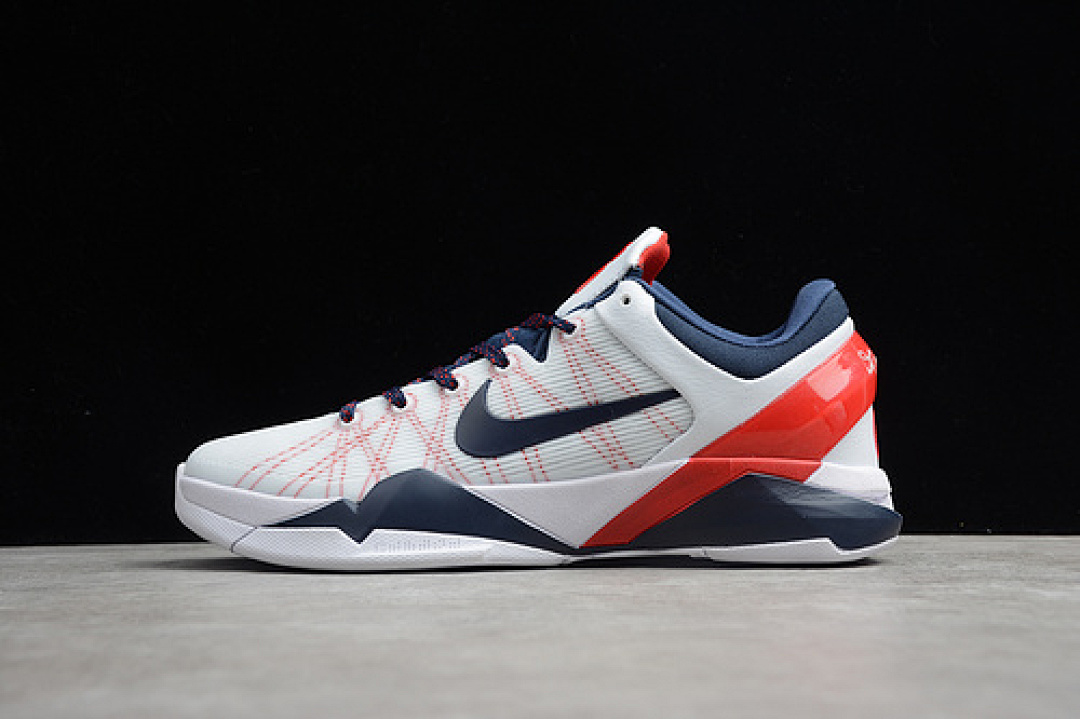 Nike Nike ZOOM KOBE VII SYSTEM WHITE/OBSDN-UNVRSTY RD-PR PLTN · 488371-102, photo 1