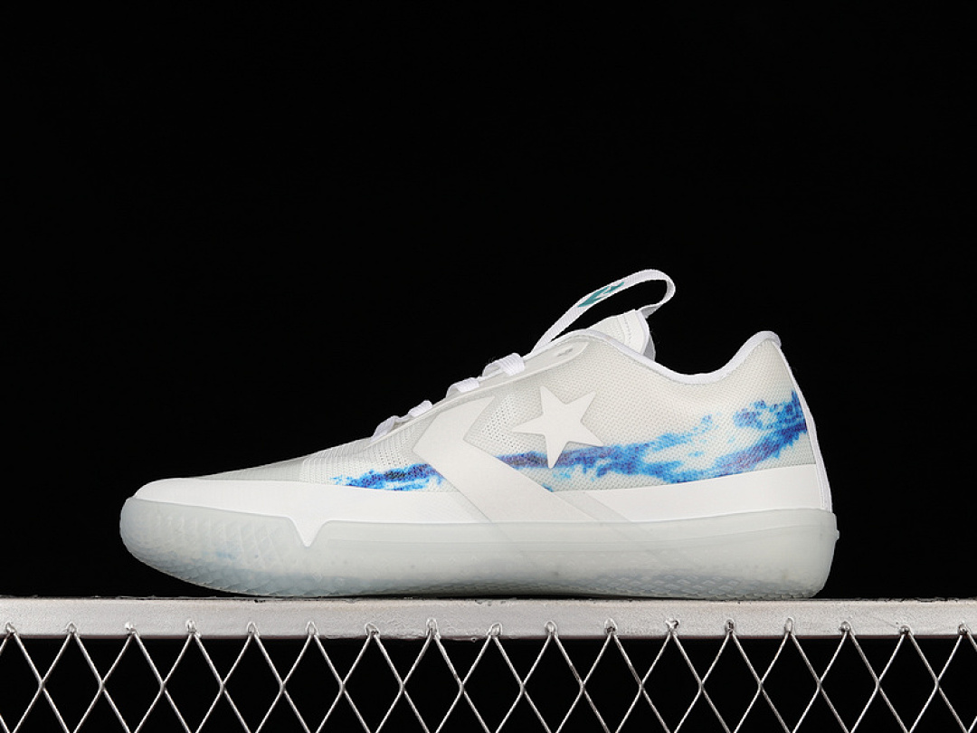 Converse [169085C]-[KELLY OUBRE JR ALL STAR PRO BB LOW SOUL COLLECTION WHITE/CYAN TINT/WHITE]-[40-46], photo 1