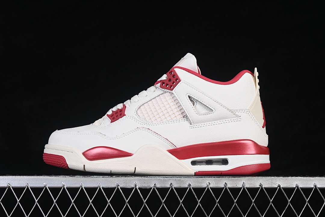 Jordan [HV0823-108]-[JORDAN 4 RETRO PALE IVORY/SIERRA RED/TOUGH RED]-[MAN:40-47.5], photo 1