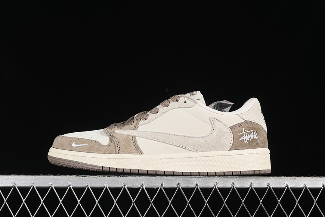 Jordan [JH6089-001]-[TRAVIS SCOTT X FRAGMENT DESIGN AIR JORDAN 1 LOW OG SP BEIGE/KHAKI]-[36-45], photo 1