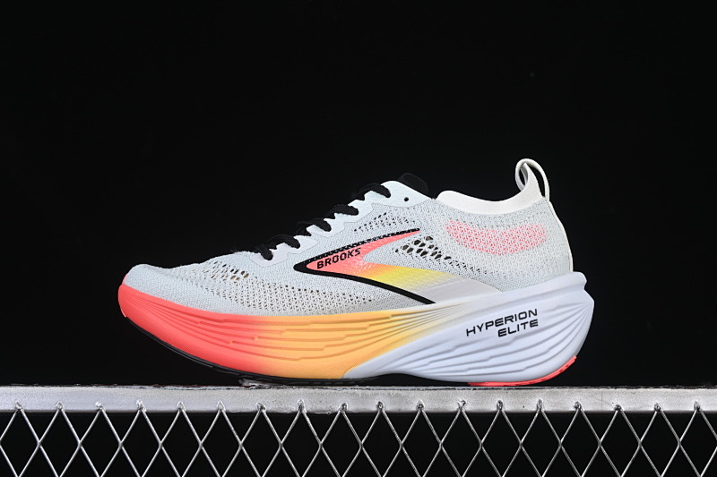 BROOKS HYPERION ELITE 4 WHITE/ORANGE/BLACK · 1000461D488, photo 1