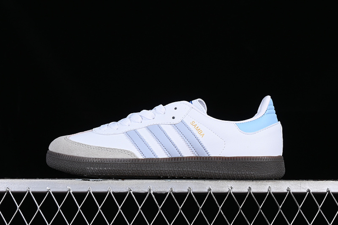 Adidas [ID2055]-[SAMBA VEGAN WHITE/BLUE/GREY/BLACK]-[WOMAN:35-39]-[MAN:40-45], photo 1