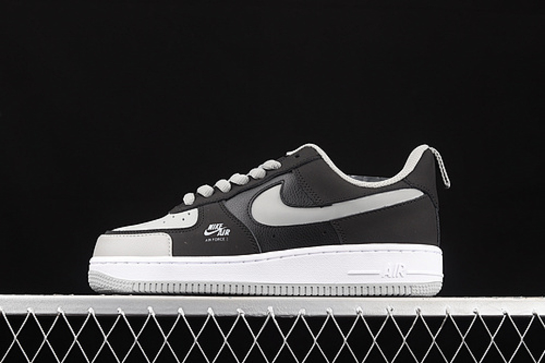 Nike [BQ6818-009]-[AIR FORCE 1 PREMIUM SHADOW GREY BLACK/GREY/WHITE]-[WOMAN:36-39]-[MAN:40-45], photo 1