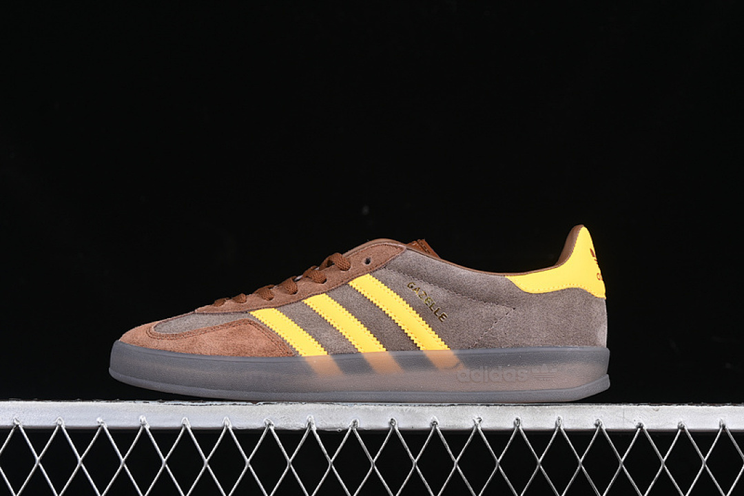 Adidas ORIGIALS GAZELLE INDOOR BROWN/YELLOW · JI2588, photo 1
