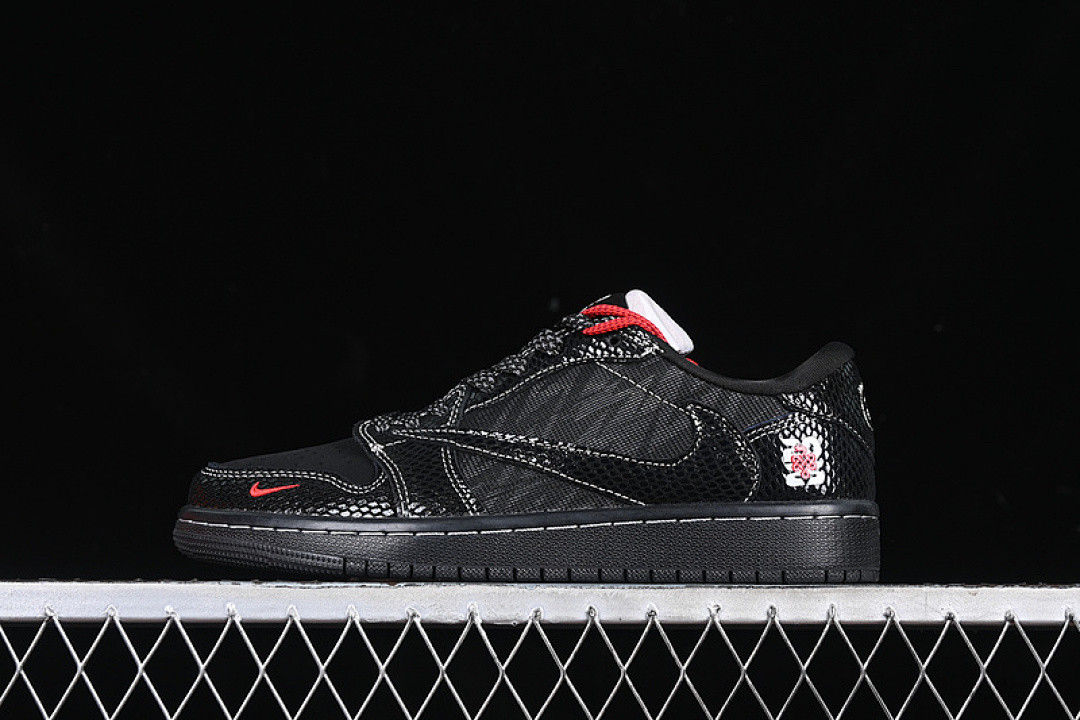 Jordan [CH6336-018]-[ID]-[TRAVIS SCOTT X FRAGMENT DESIGN AIR JORDAN 1 LOW OG SP RED]-[UNISEX:36-45], photo 1