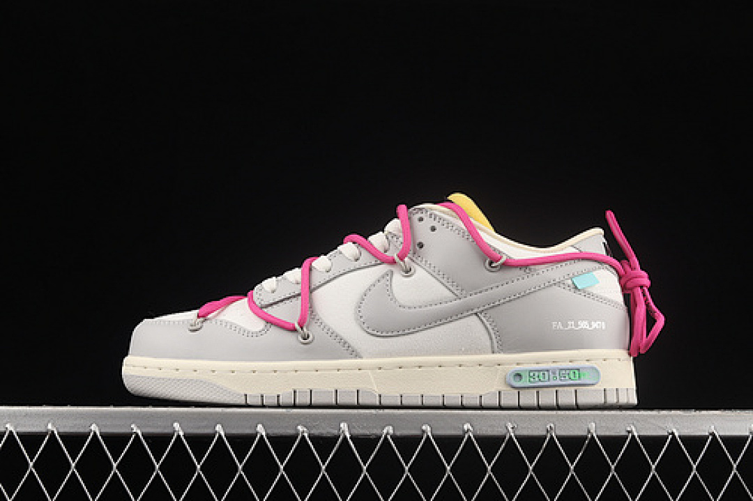 Purple [DM1602-122]-[OW X SB DUNK LOW LOT 30 OF 50 SAIL/NEUTRAL GREY/PURPLE]-[UNSIEX:36-47.5], photo 1