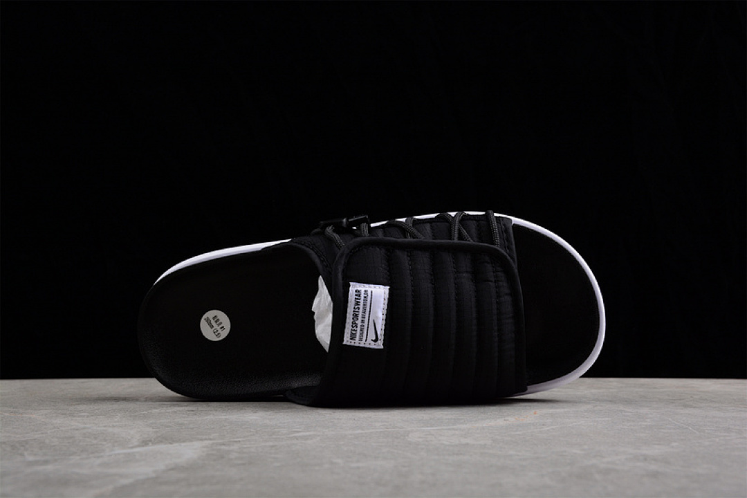 Nike [DC1457-001]-[ASUNA 2 SLIDES BLACK/BLACK/WHITE]-[WOMAN:36-39]-[MAN:40-45] - Image 10