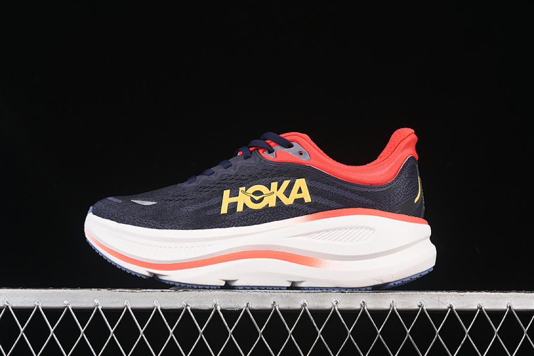 On Running [1162011 VLD]-[HOKA ONE BONDI 9 WHITE/BLUE/RED]-[WOMAN:36-39]-[MAN:40-45] - Image 2