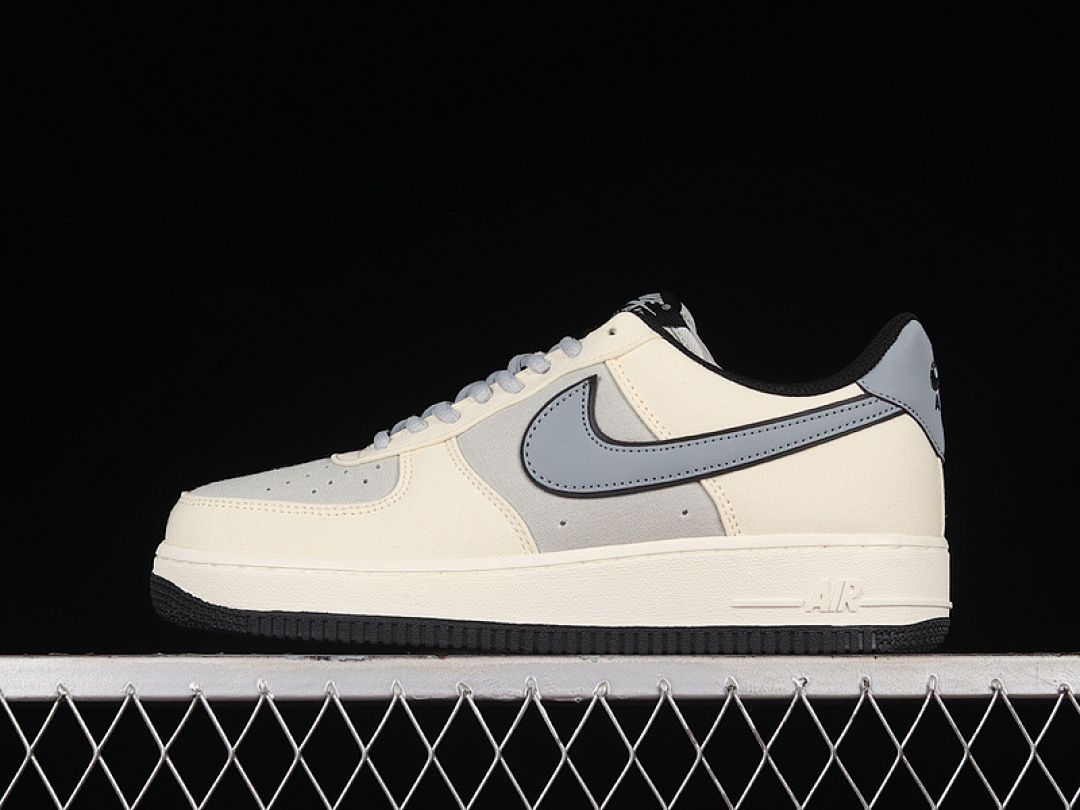 Nike [DG2296-020]-[AIR FORCE 1 LOW BEIGE/LIGHT GREY-BLACK]-[WOMAN:36-39]-[MAN:40-45], photo 1