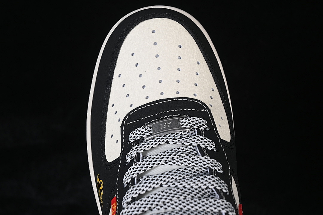 Nike [MZ9588-829]-[AIR FORCE 1 07 LOW CASUAL SNEAKERS WHITE/BLACK/RED]-[WOMAN:36-39]-[MAN:40-45] - Image 10