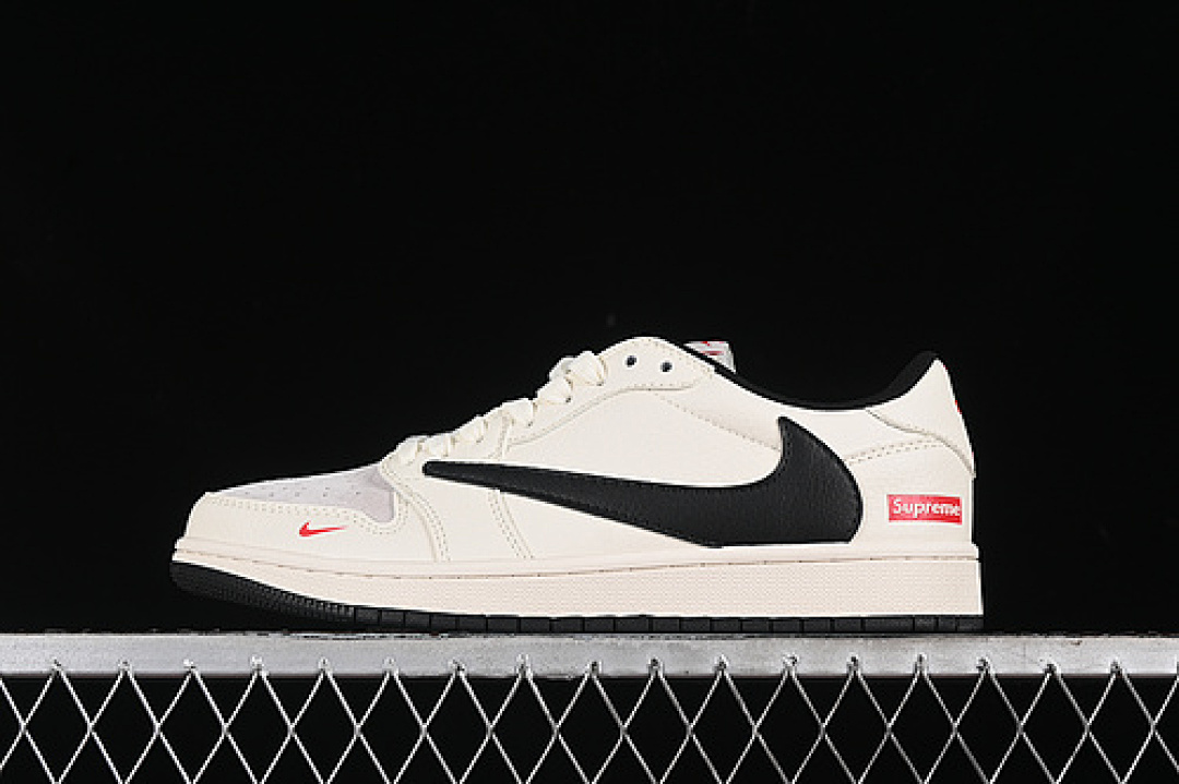 Jordan [LJ5188-023]-[TRAVIS SCOTT X FRAGMENT DESIGN AIR JORDAN 1 LOW OG SP OFF WHITE/BLACK]-[36-45], photo 1