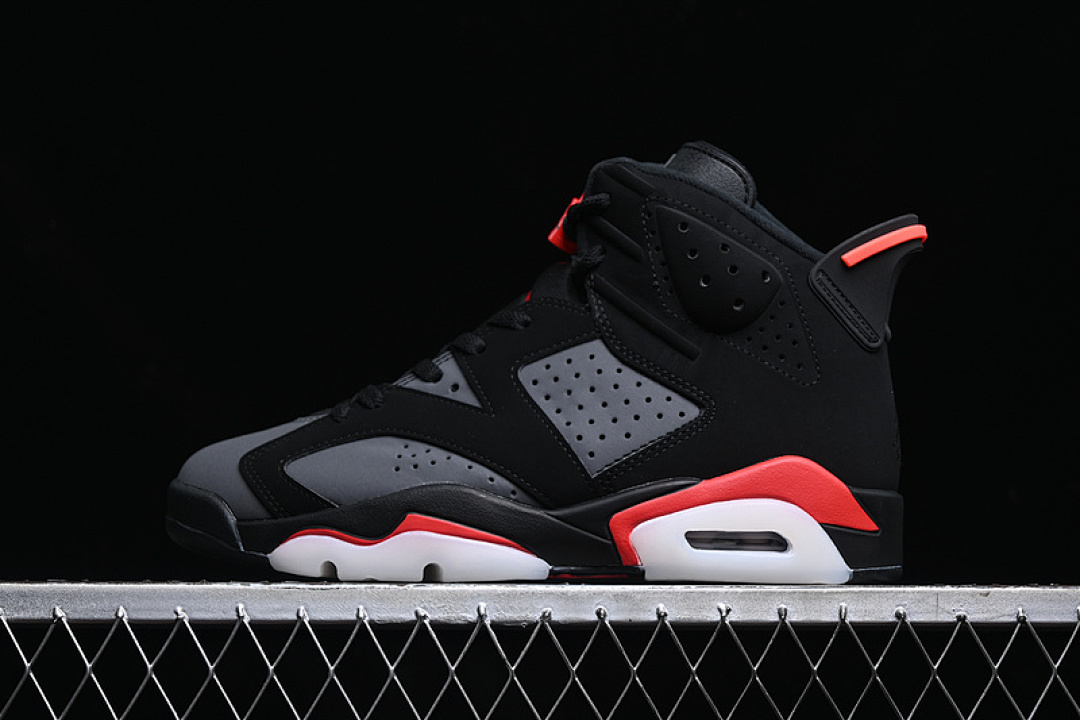 Jordan AIR Jordan 6 CARMINE BLACK/FIRE RED/IRON GREY · CT8529-064, photo 1