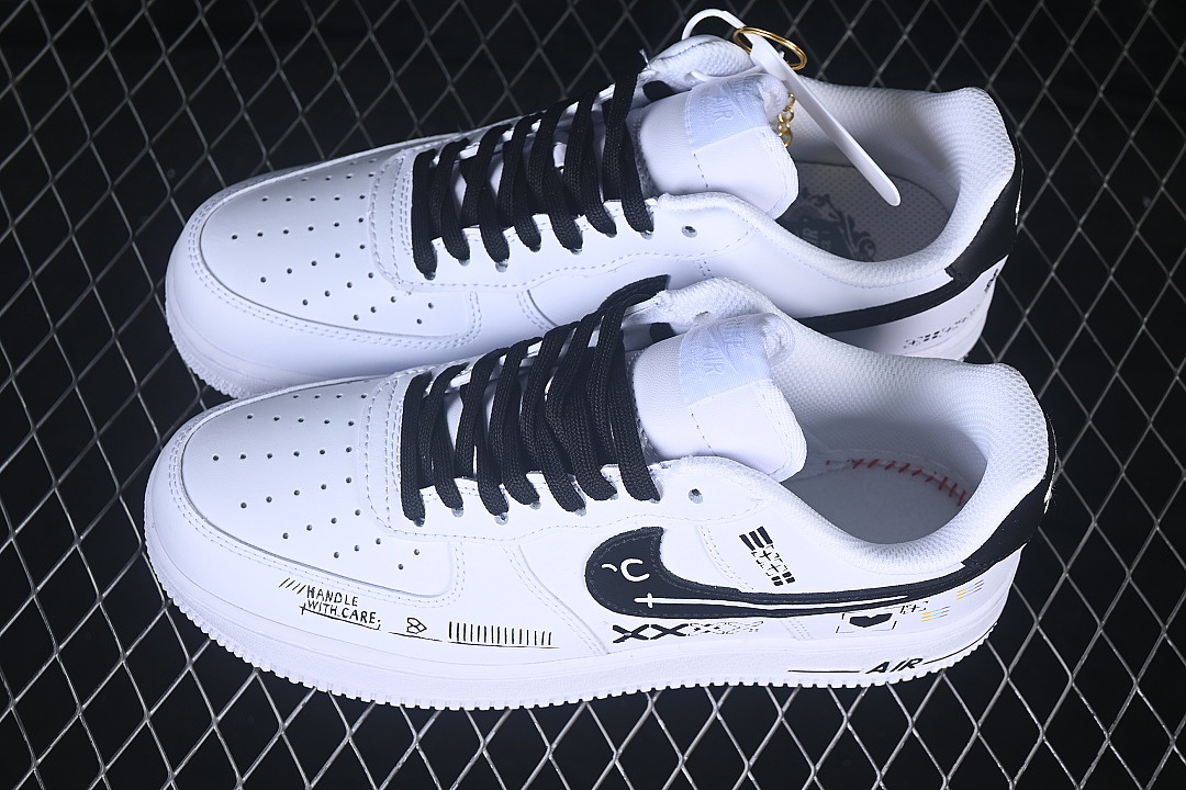 Nike [CW2288-111]-[AIR FORCE 1 07 LOW CASUAL SNEAKERS WHITE/BLACK]-[WOMAN:36-39]-[MAN:40-45] - Image 10