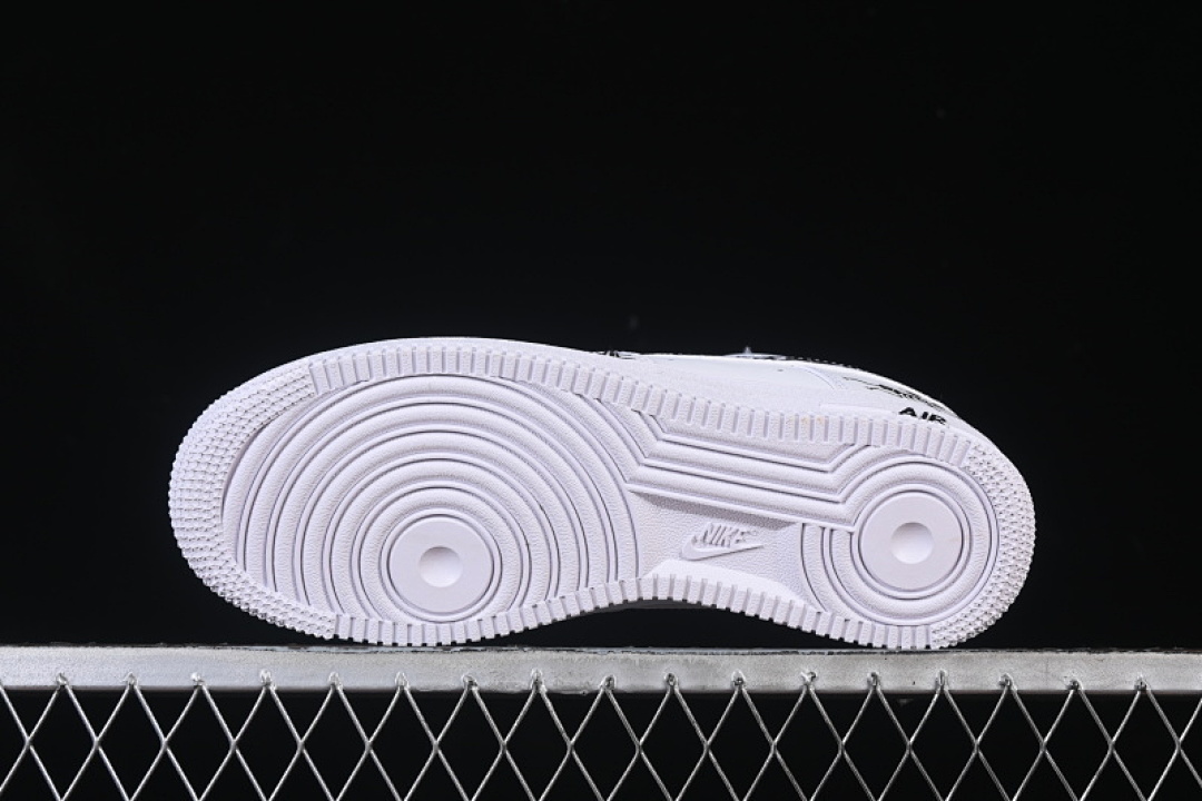 Nike [ZH0316-096]-[AIR FORCE 1 07 LOW WHITE/BLACK]-[WOMAN:36-39]-[MAN:40-45] - Image 15