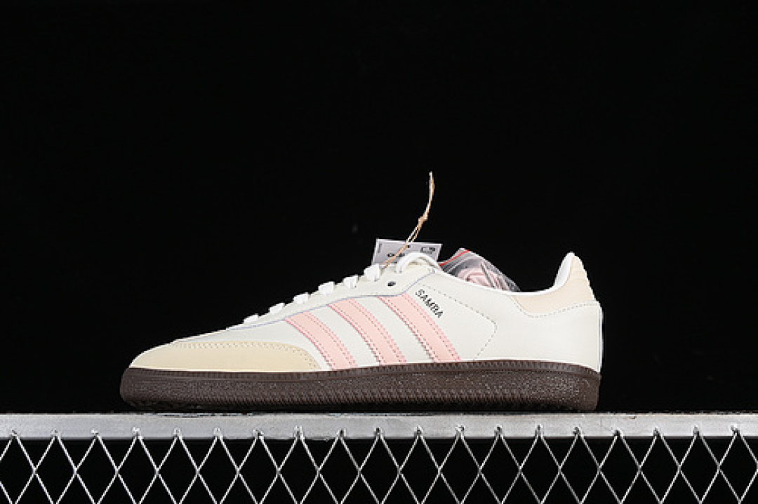 Adidas [IH2751]-[SAMBA VEGAN CLOUD WHITE/WONDER QUARTZ/WONDER WHITE]-[WOMAN:36-40] - Image 2