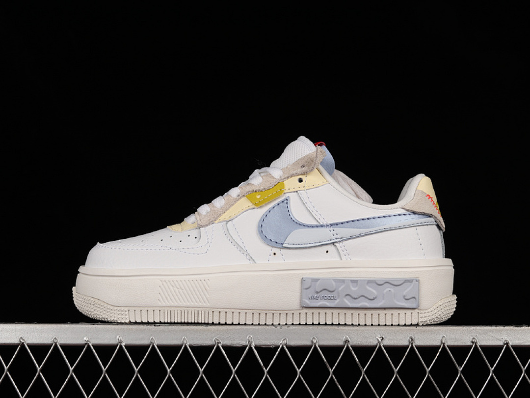 Nike [DV2175-100]-[AIR FORCE 1 FONTANKA SET TO RISE WHITE/PHANTOM/LEMON DROP/LIGHT MARINE]-[36-45], photo 1