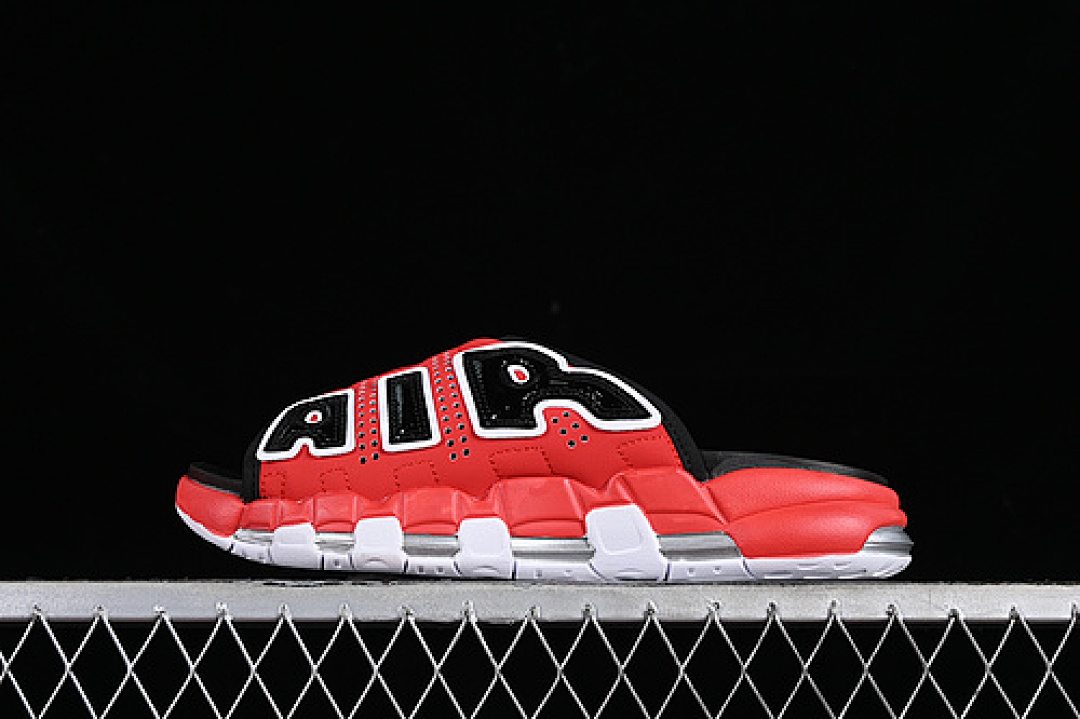Nike [FJ6305-600]-[AIR MORE UPTEMPO SLIDE WHITE/BLACK/RED]-[WOMAN:36-39]-[MAN:40-45], photo 1