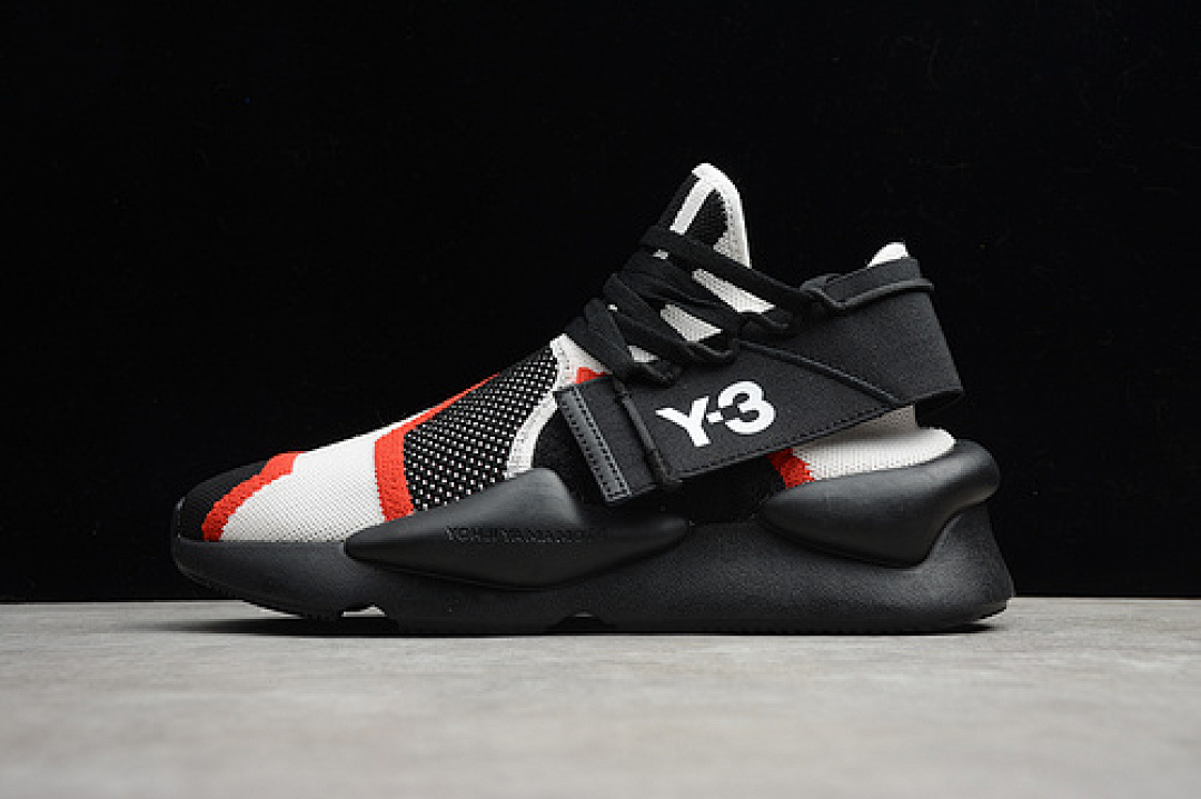 Y-3 Y-3 KAIWA KNIT SNEAKERS WHITE/CORE BLACK/RED · EF2629, photo 1
