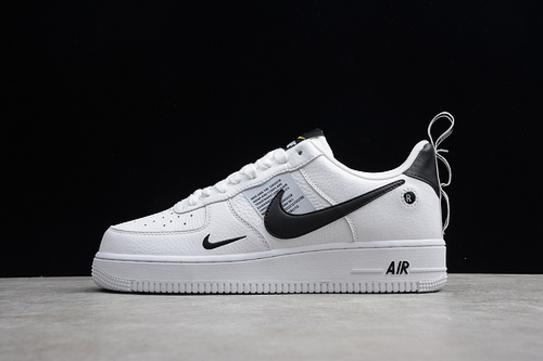 Nike [AJ7747-100][GZ AIR FORCE 1 LOW 07 LV8 UTILITY WHITE/WHITE-BLACK-TOUR YELLOW][UNISEX:36-45][1.1-110], photo 1