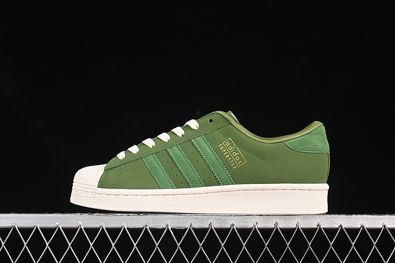 Adidas SUPERSTAR VINTAGE CREW GREEN/CRAFT GREEN/CREAM WHITE · JI0318, photo 1