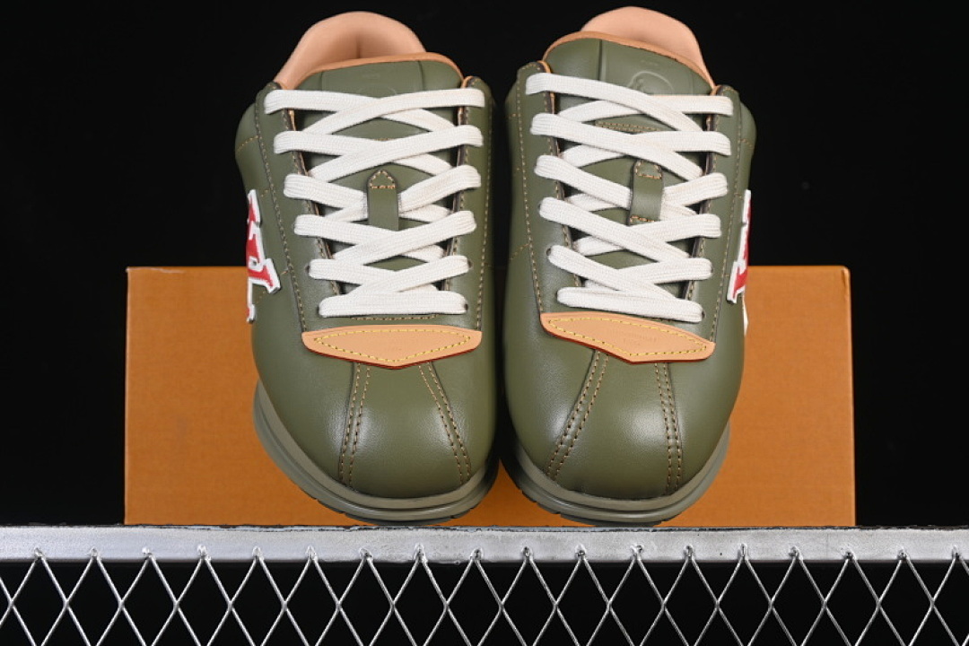 Louis Vuitton [1AIKHF]-[BUTTERSOFT LOW-TOP CASUAL SHOES GREEN/BROWN]-[WOMAN:39]-[MAN:40-46] - Image 13