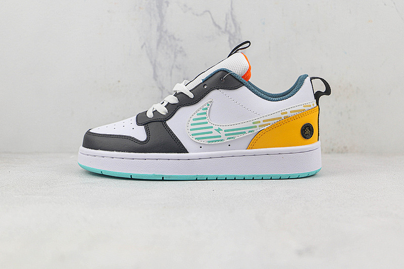 Jordan Jordan COURT BOROUGH 2 BLACK/YELLOW/GREEN-WHITE · DX5767-111, photo 1