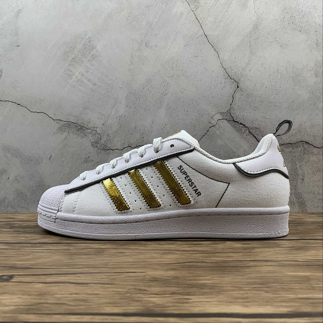 Adidas Adidas [GX7915]-[SUPERSTAR SHOES CLOUD WHITE/CLOUD WHITE/GOLD]-[WOMAN:36-39]-[MAN:40-44], photo 1