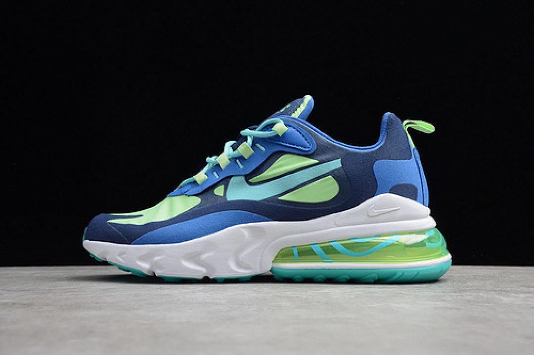Unbranded [AO4971-007]-[AIR MAX 270 REACT BLUE/GREEN/WHITE]-[WOMAN:36-39]-[MAN:40-45], photo 1