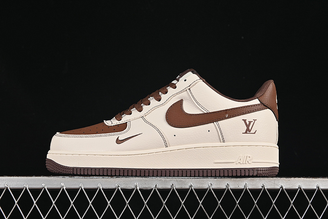 Nike [KK1988-087]-[AIR FORCE 1 07 LOW LV WHITE/BROWN]-[WOMAN:36-39]-[MAN:40-45] - Image 2