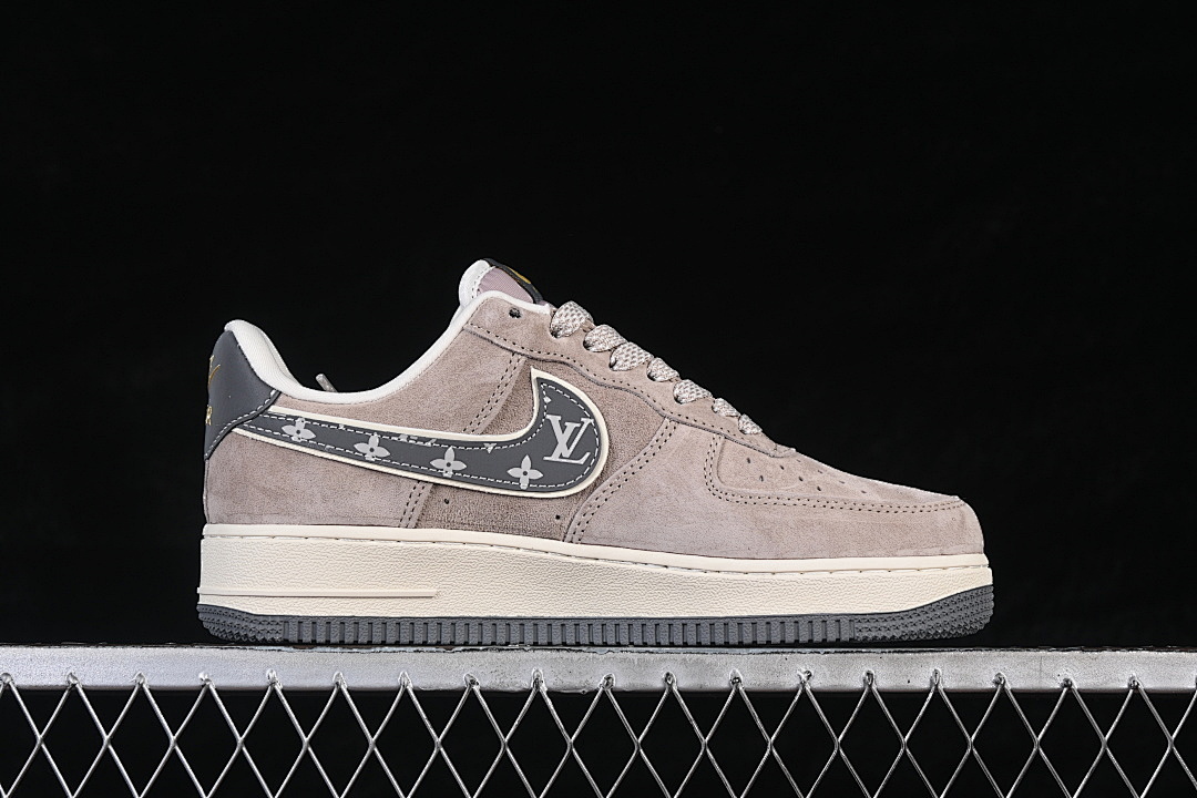 Nike [KL1688-003]-[AIR FORCE 1 07 LOW CASUAL SNEAKERS BROWN/GREY]-[WOMAN:36-39]-[MAN:40-45] - Image 16