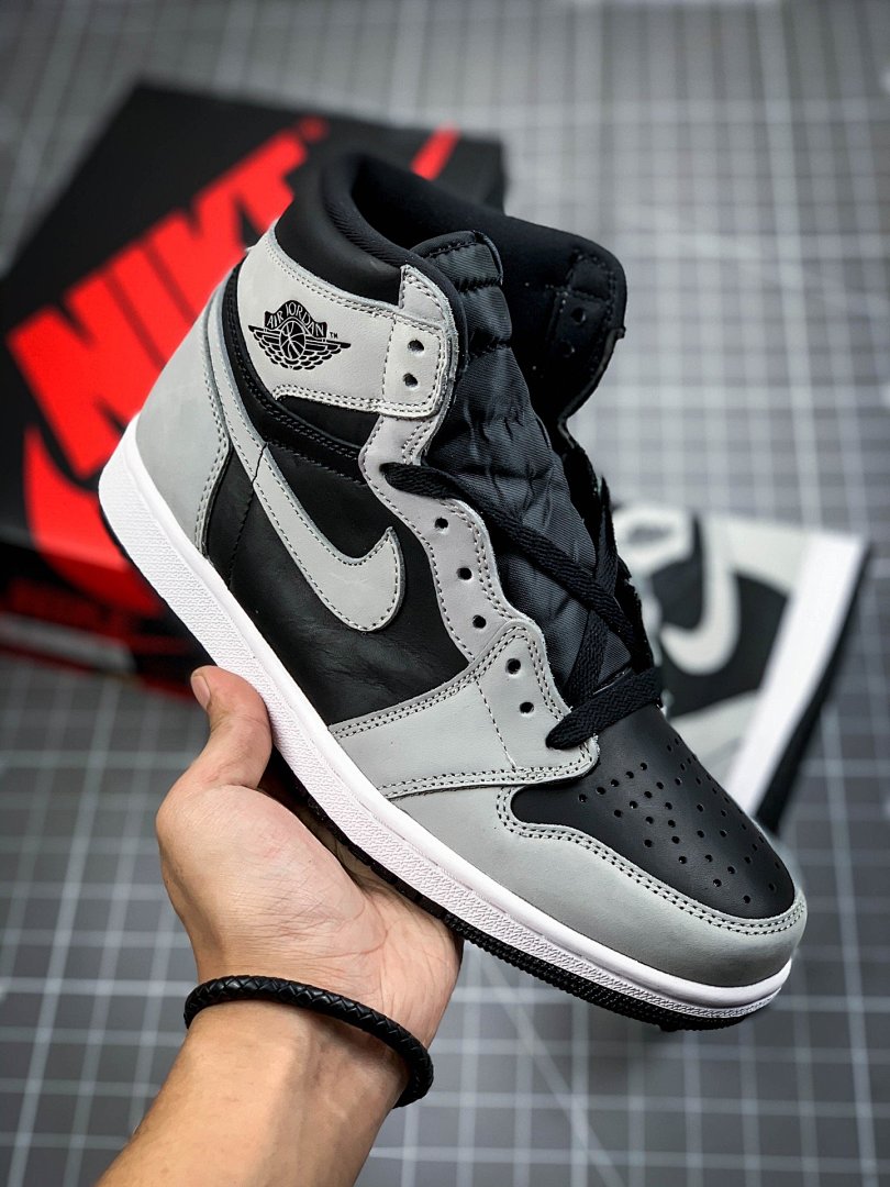 Jordan [555088-035]-[AIR JORDAN 1 RETRO HIGH OG SHADOW 2.0 BLACK/LIGHT SMOKE GREY/WHITE]-[36-46], photo 1